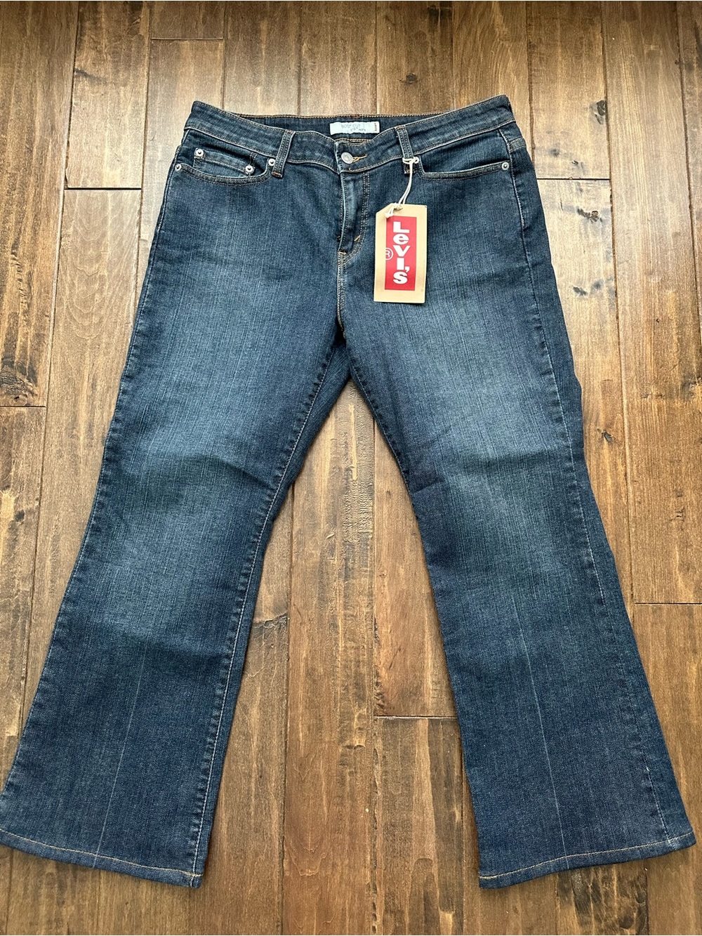 Levi's 515 Bootcut Jeans – Size 12P, Mid Rise, Dark Wash, NWT- Boot Ready!!!